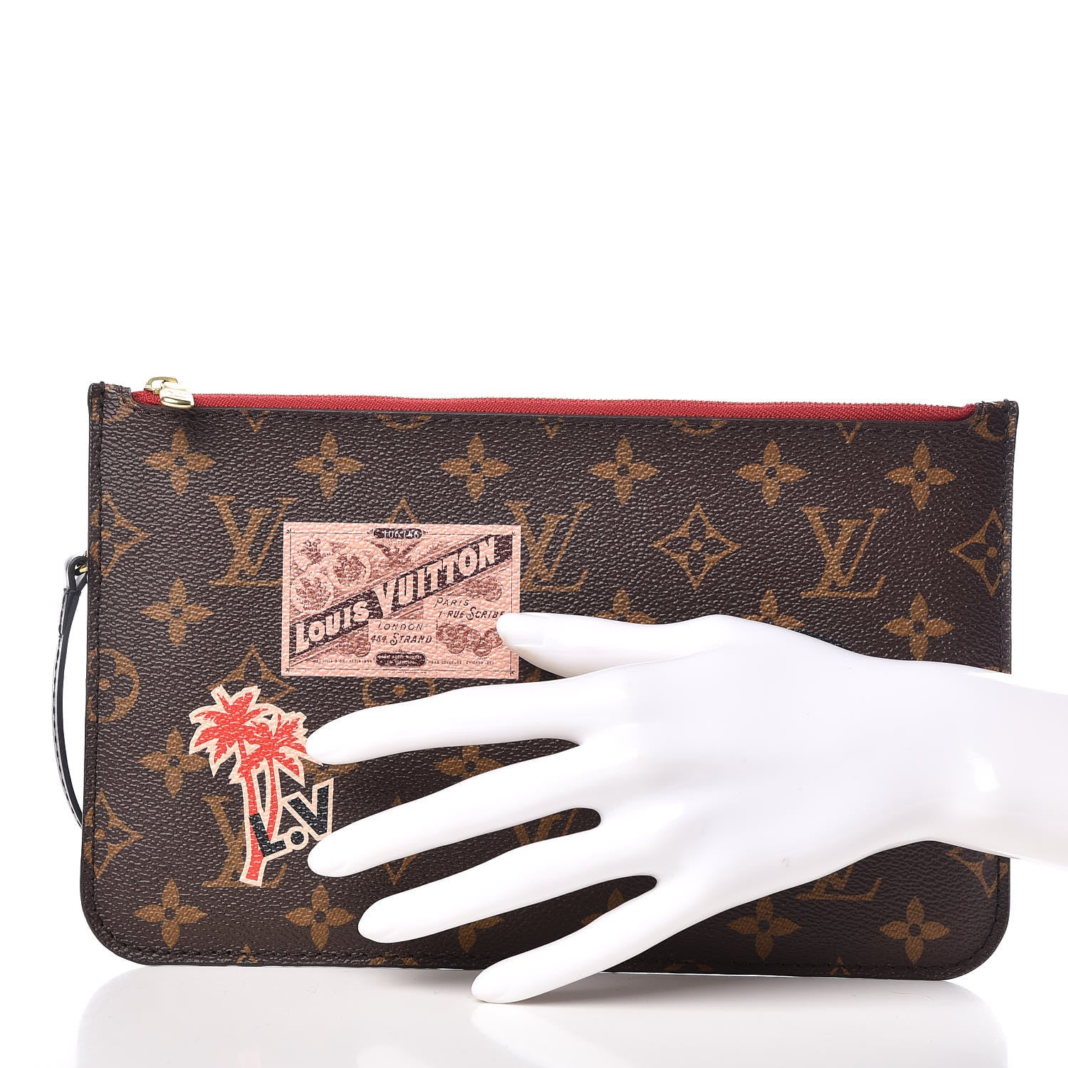 Louis Vuitton Monogram World Tour Neverfull MM GM Pochette 2 of 7