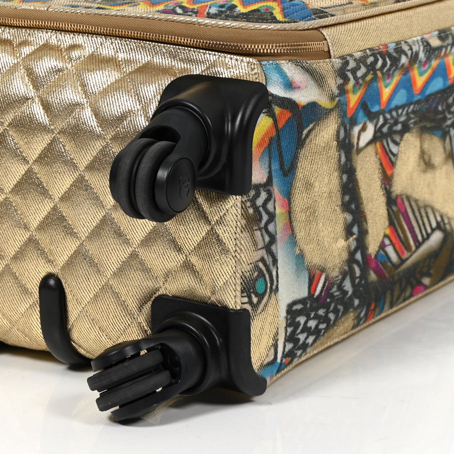 Graffiti Printed Canvas Street Spirit Trolley Multicolor