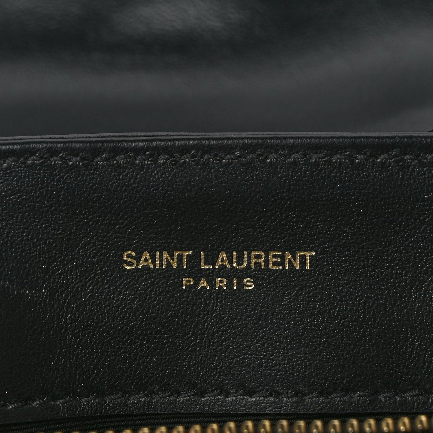 Calfskin Y Quilted Monogram Small Loulou Chain Satchel Black