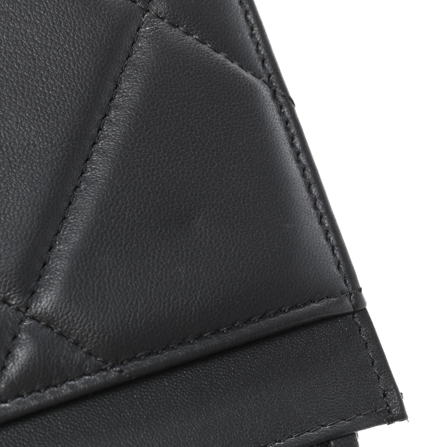 Chanel Lambskin Quilted Chanel 19 Wallet On Chain WOC Dark Grey 5 of 5