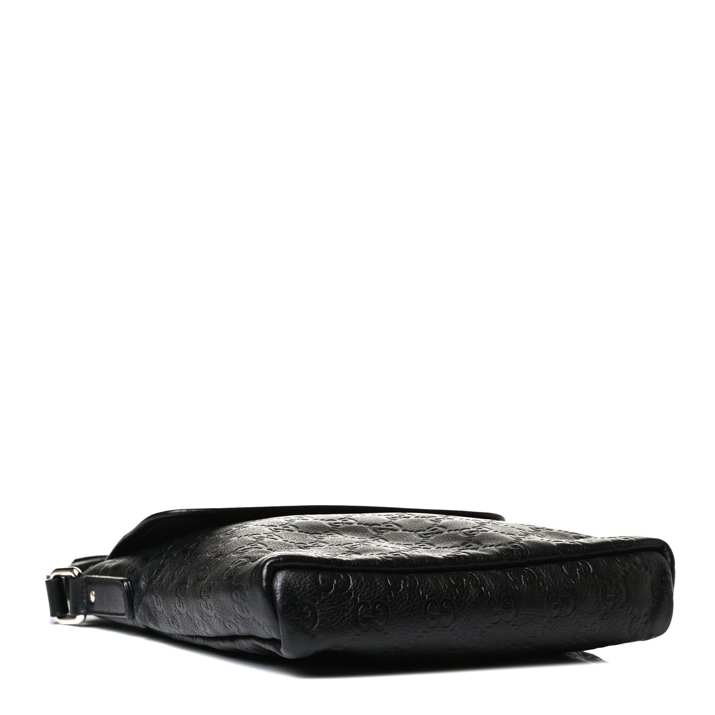Guccissima Small Flap Messenger Bag Black