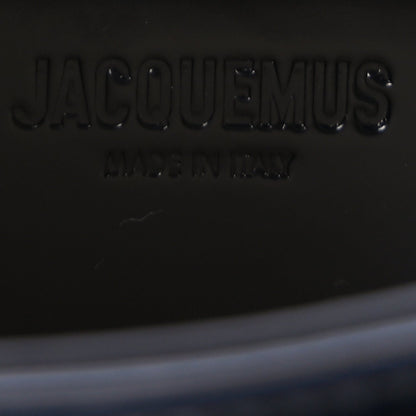 Jacquemus Glazed Calfskin The Small Bisou Chaine Shoulder Bag Black 5 of 8