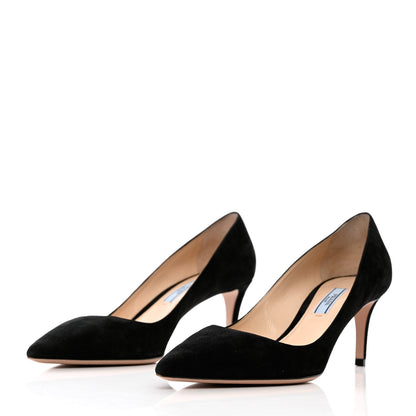 Prada Camoscio 65mm Pumps 40 Black 3 of 12