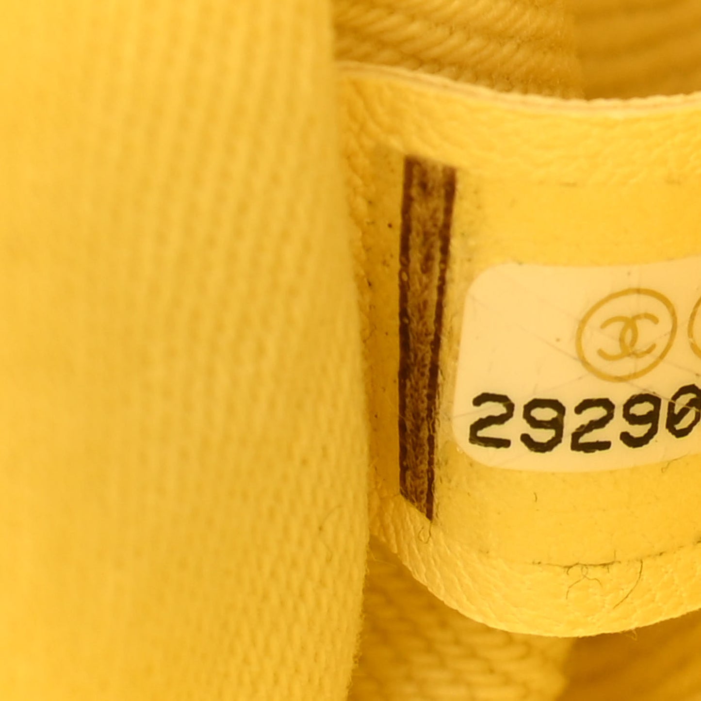 Denim Coco Jumbo Single Flap Yellow