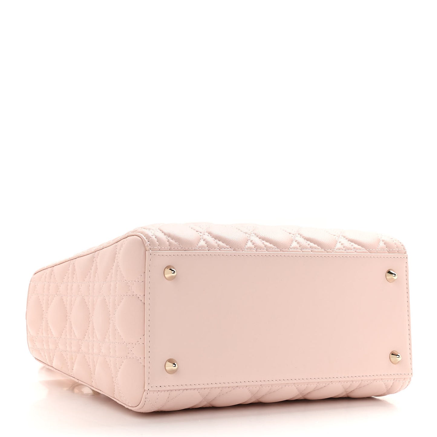 Lambskin Cannage Medium Lady Dior Light Pink