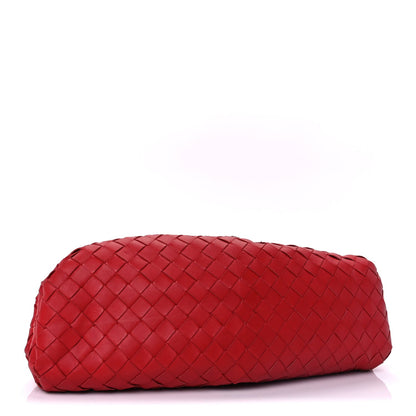 Bottega Veneta Nappa Maxi Intrecciato The Pouch Oversized Clutch Bright Red 3 of 8