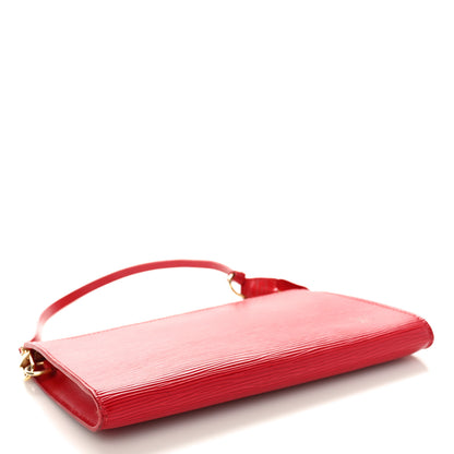 Louis Vuitton Epi Pochette Accessories 24 Castillan Red 4 of 10