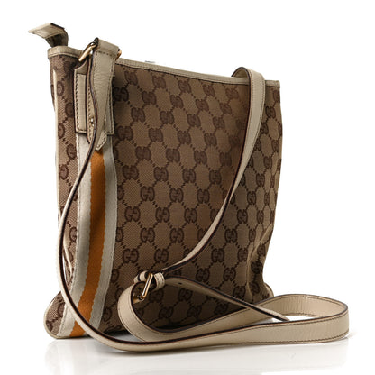 Gucci Monogram Web Jolicoeur Charms Messenger White 2 of 12