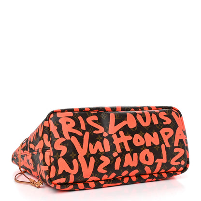 Louis Vuitton Monogram Graffiti Neverfull GM Orange 4 of 9