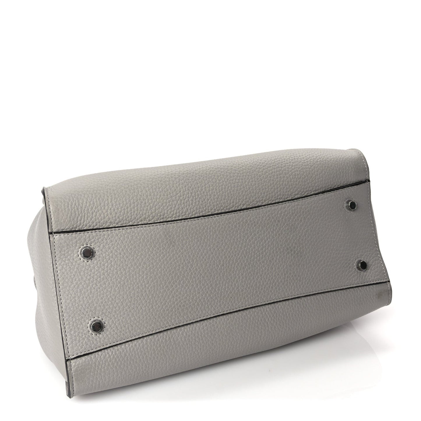 Heavy Grain Iris Tote Powder Grey Dark Clay