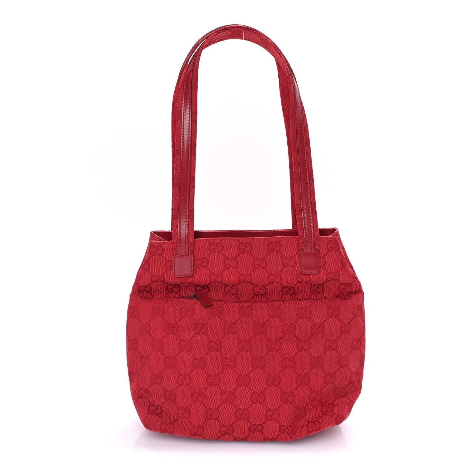 Gucci GG Monogram Tote Bag Red 1 of 7