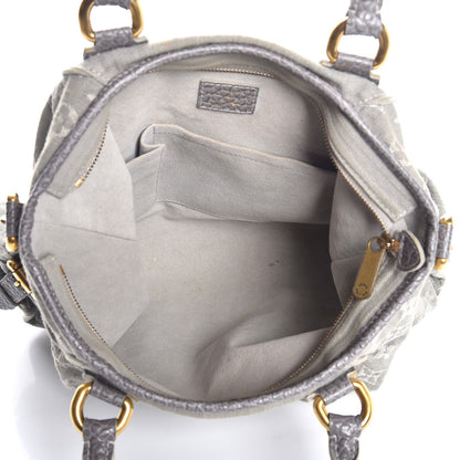 Louis Vuitton Denim Neo Cabby MM Grey 6 of 11
