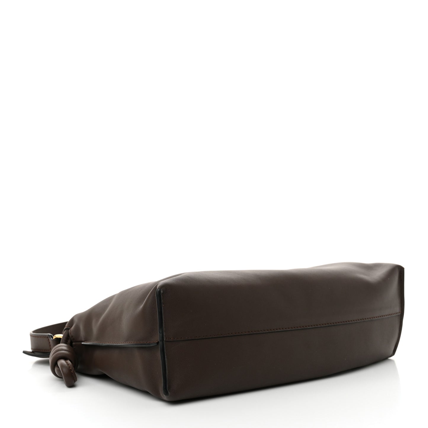 Nappa Medium Flamenco Knot Bag Chocolate