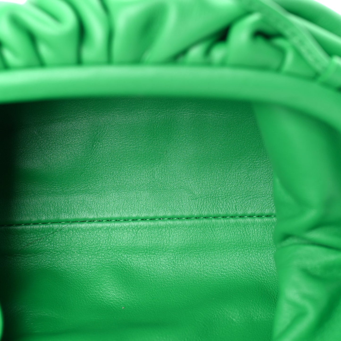 Butter Calfskin The Mini Pouch Parakeet