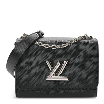 Louis Vuitton Epi Twist Shoulder Bag MM Black 1 of 10