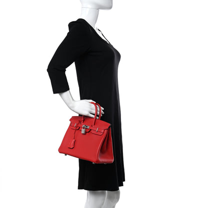 Hermes Taurillon Novillo Birkin 25 Geranium 2 of 11