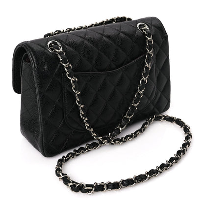 Chanel Caviar Quilted Small Double Flap Black 2 of 9