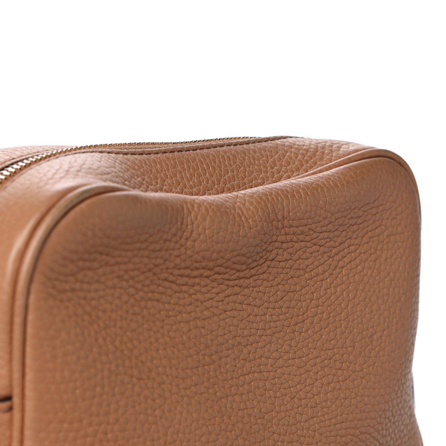 Pebbled Calfskin Small Soho Disco Bag Camelia