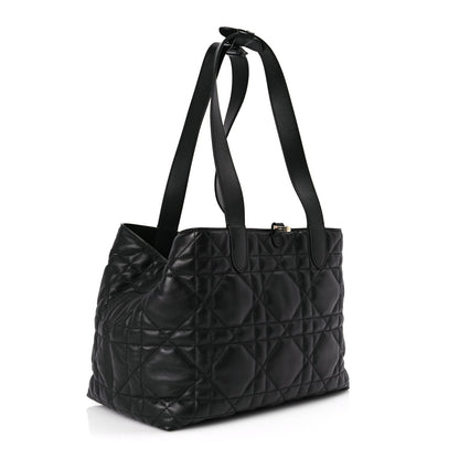 Christian Dior Calfskin Macrocannage Medium Toujours Black 3 of 9