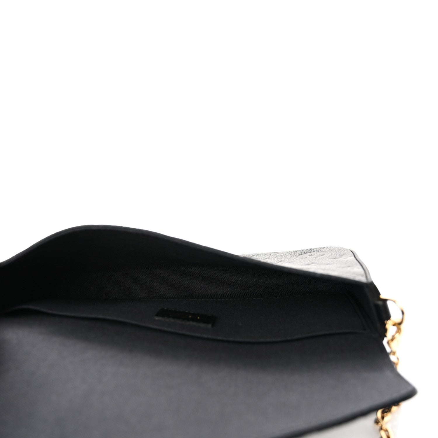Louis Vuitton Empreinte Pochette Felicie Chain Wallet Black 6 of 7