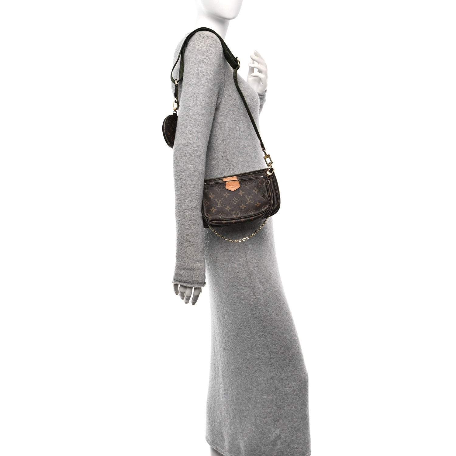 Louis Vuitton Monogram Multi Pochette Accessories Kaki 2 of 7