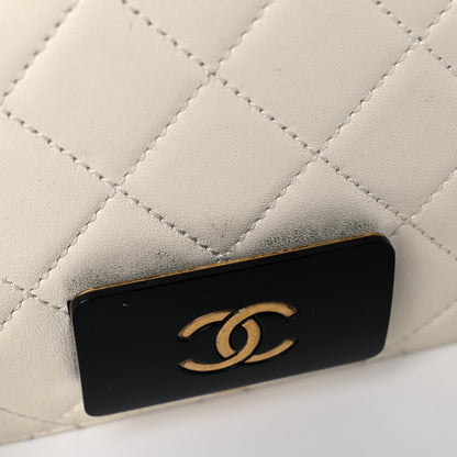 Chanel Sheepskin Quilted Mini Beauty Lock Flap White 15 of 23