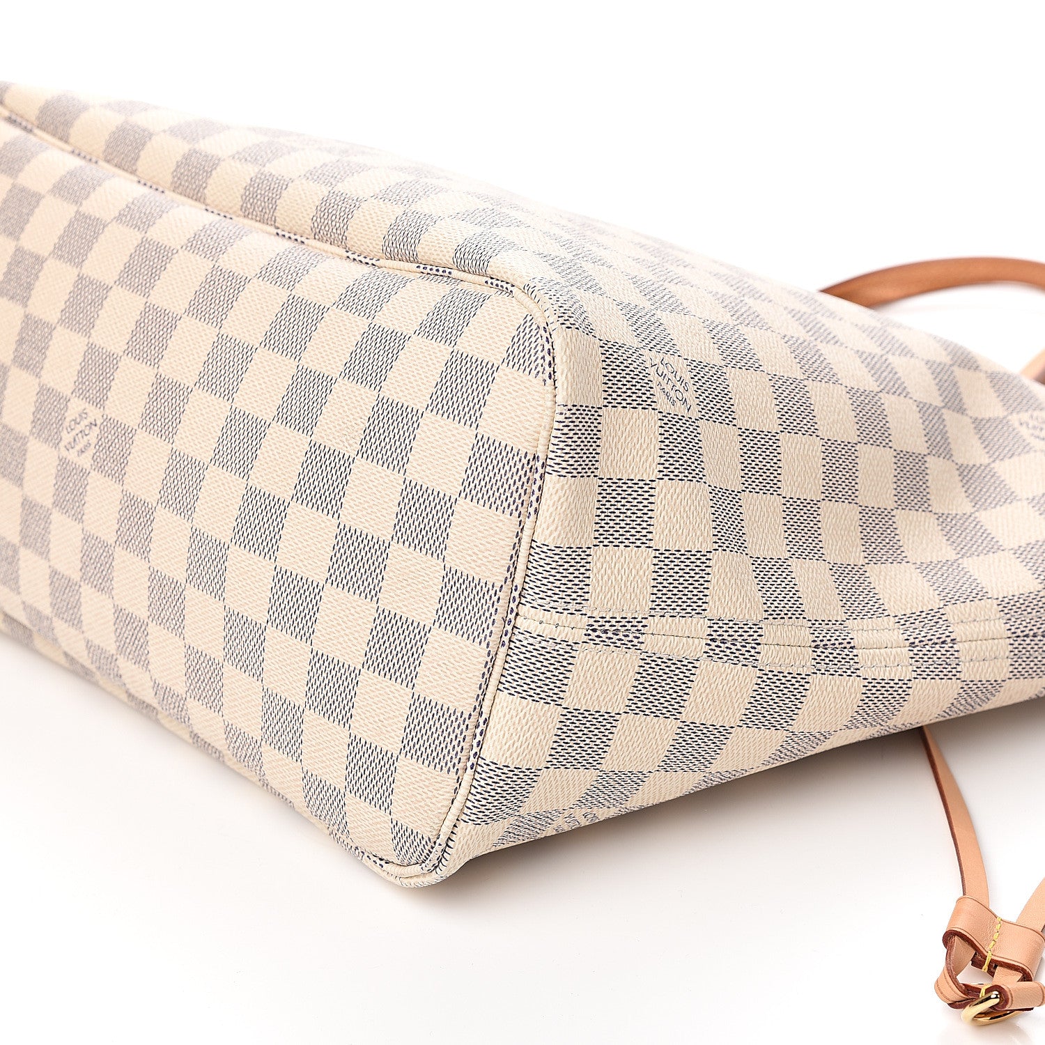Louis Vuitton Damier Azur Neo Neverfull MM Rose Ballerine 9 of 10
