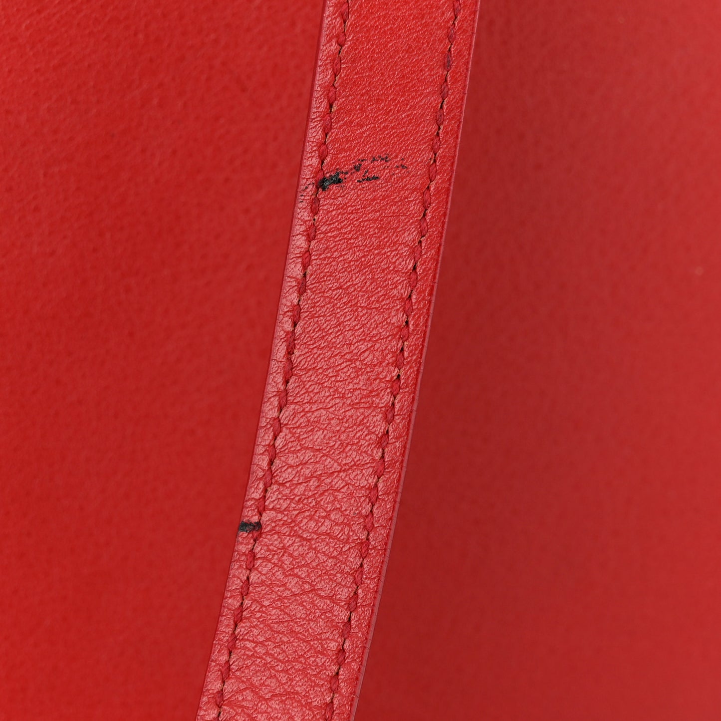 Calfskin Small Sac De Jour Vermillion