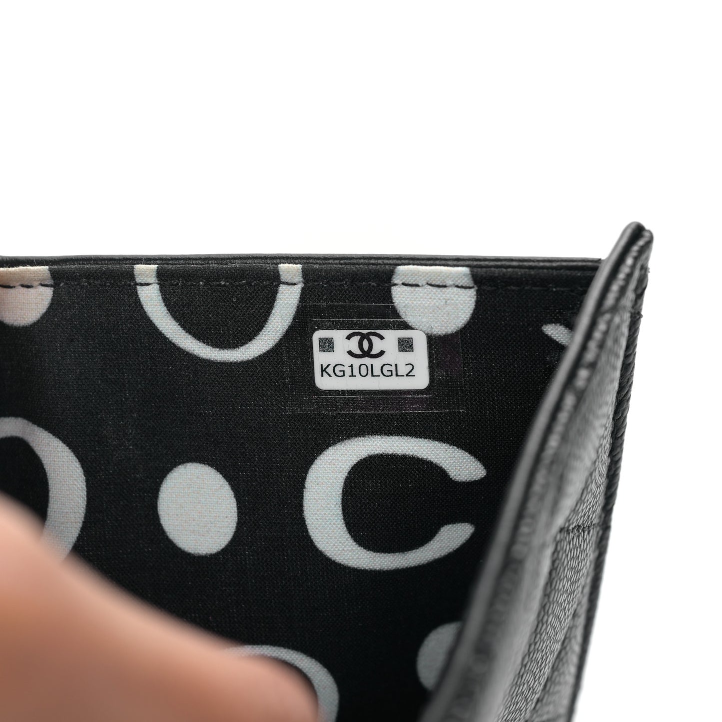 Caviar Quilted Coco Chanel CC Medium Flap Wallet Black
