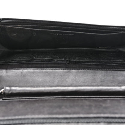 Chanel Caviar Timeless CC Wallet On Chain WOC Black 5 of 11