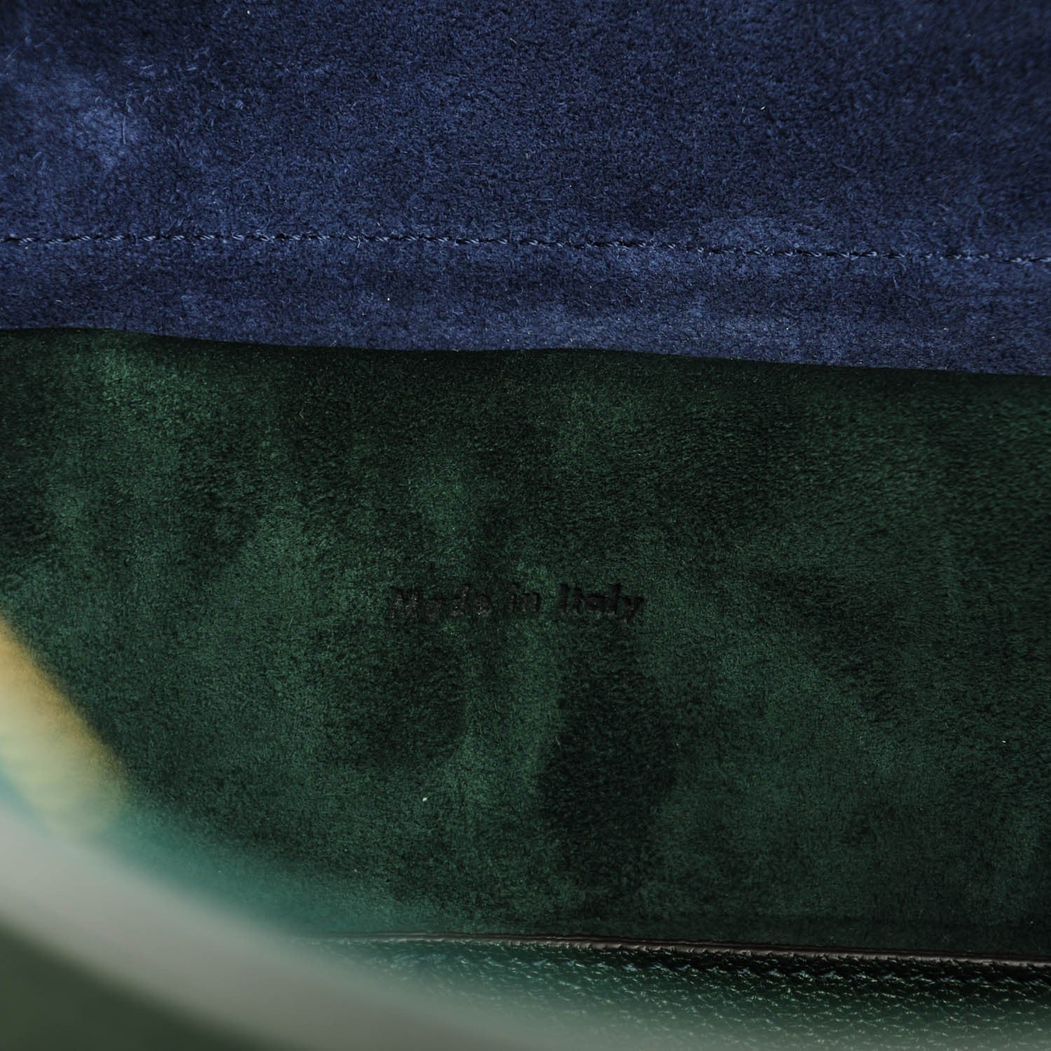 Celine Goatskin Smooth Calfskin Mini Belt Bag Dark Green 6 of 8