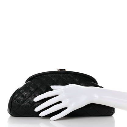 Chanel Caviar Quilted Timeless Clutch Black 2 of 7