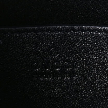 Gucci Calfskin Horsebit Slim Shoulder Bag Black 5 of 7