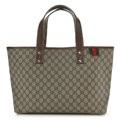 Gucci GG Plus Monogram Medium Signature Web Loop Tote Brown 1 of 10