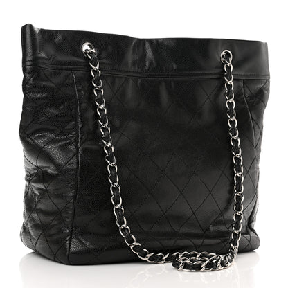 Chanel Soft Caviar Large Timeless CC Shoulder Bag Black 3 of 12