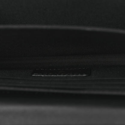 Chanel Lambskin Quilted Mini Camellia Bow Wallet On Chain WOC Black 5 of 7