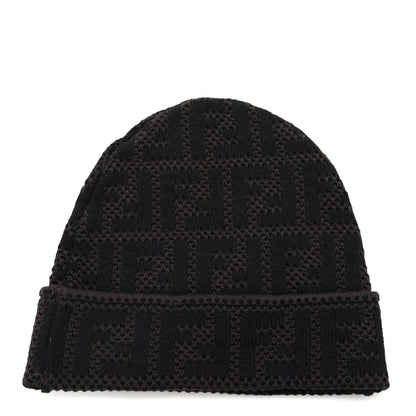 Fendi FF Beanie hat Black 3 of 4
