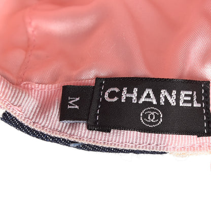 Chanel Fabric Patchwork Cap Hat M Multicolor 7 of 11