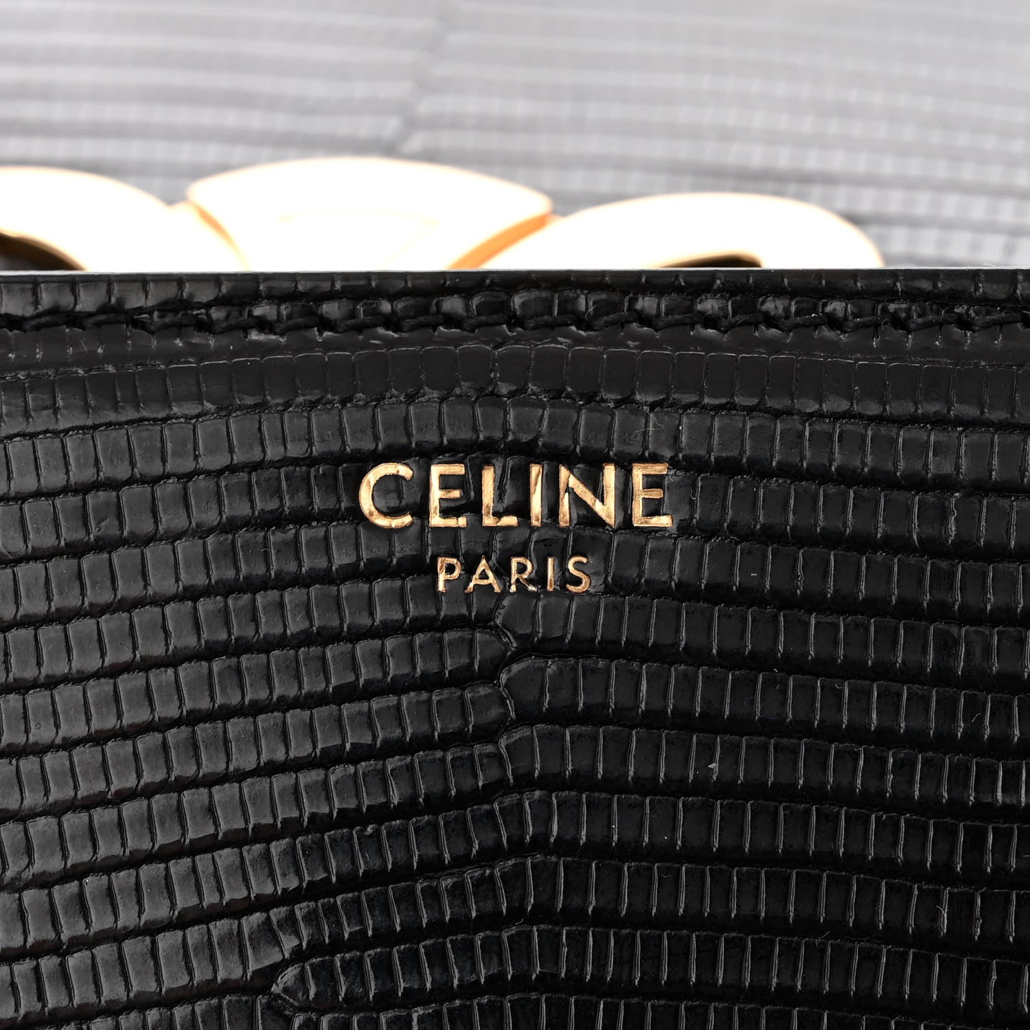 Celine Lizard Medium Triomphe Black 6 of 10