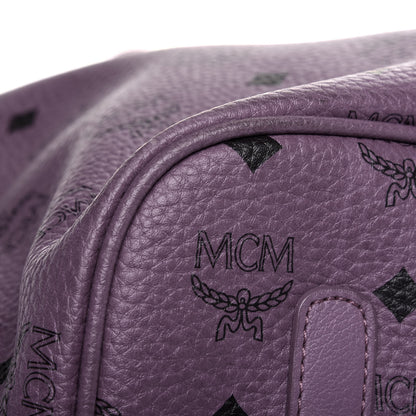 MCM Visetos Large Anya Shopper Tote Purple 9 of 16