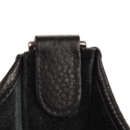 Hermes Taurillon Clemence Evelyne III PM Black 10 of 13