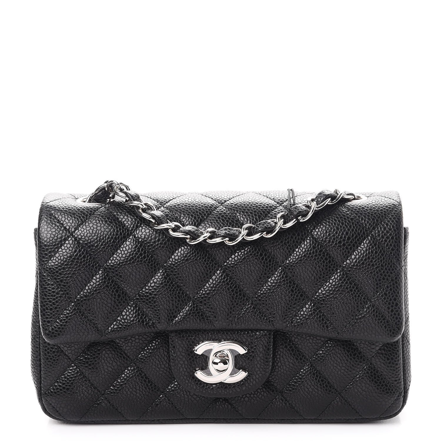 Chanel Caviar Quilted Mini Rectangular Flap Black 1 of 8