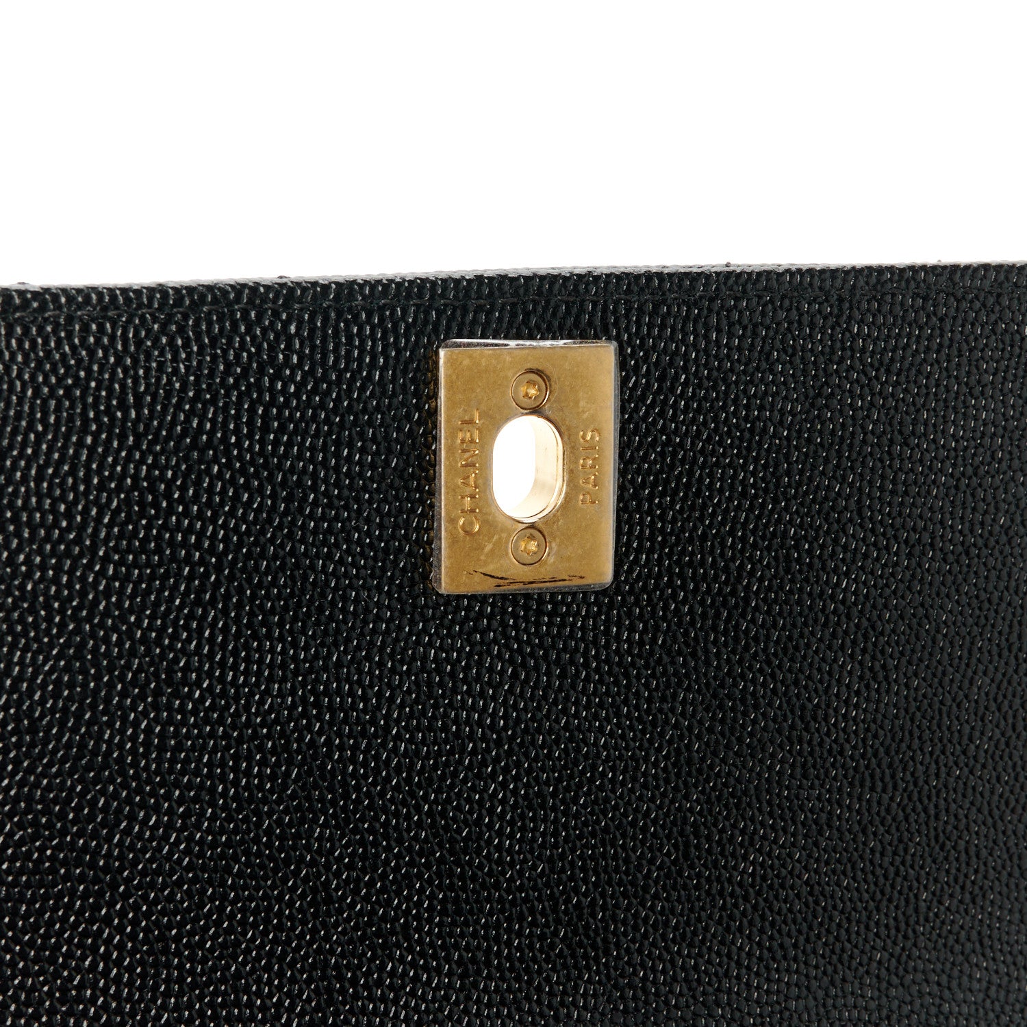 Chanel Caviar Chevron Quilted Mini Coco Handle Flap Black 6 of 11