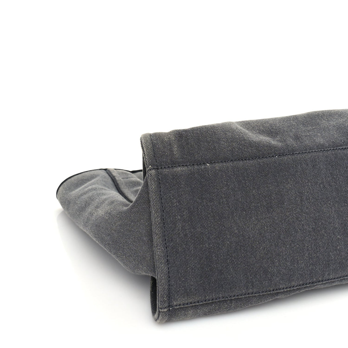 Chanel Canvas Sequin Medium Deauville Tote  Charcoal 8 of 9