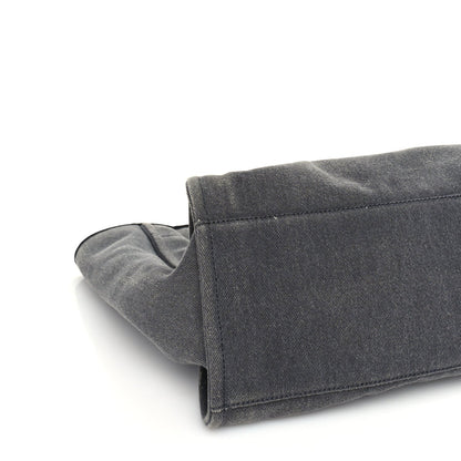 Chanel Canvas Sequin Medium Deauville Tote  Charcoal 8 of 9