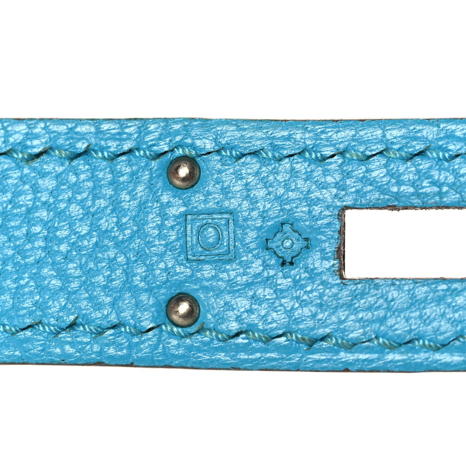 Hermes Chevre Horseshoe Birkin 30 Parme Bleu Aztec 29 of 35
