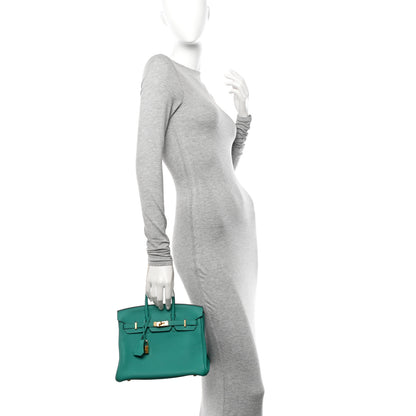 Hermes Togo Birkin 25 Vert Verone 2 of 12