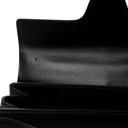 Celine Satinated Calfskin Medium 16 Top Handle Bag Black 12 of 12