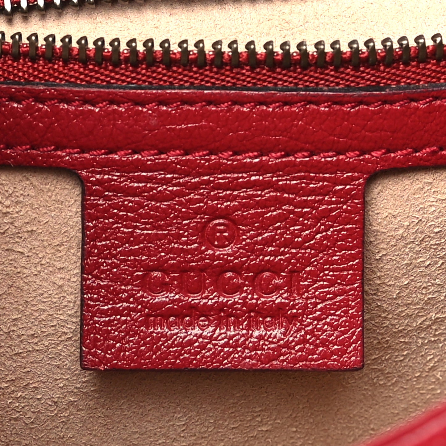 Vintage Effect Calfskin Matelasse Diagonal Small Torchon GG Marmont Shoulder Bag Black Romantic Cherry