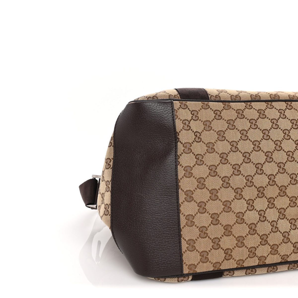 Monogram Dollar Calfskin Large Boston Duffle Bag  Beige Ebony Testa di Moro Marrone Scuro